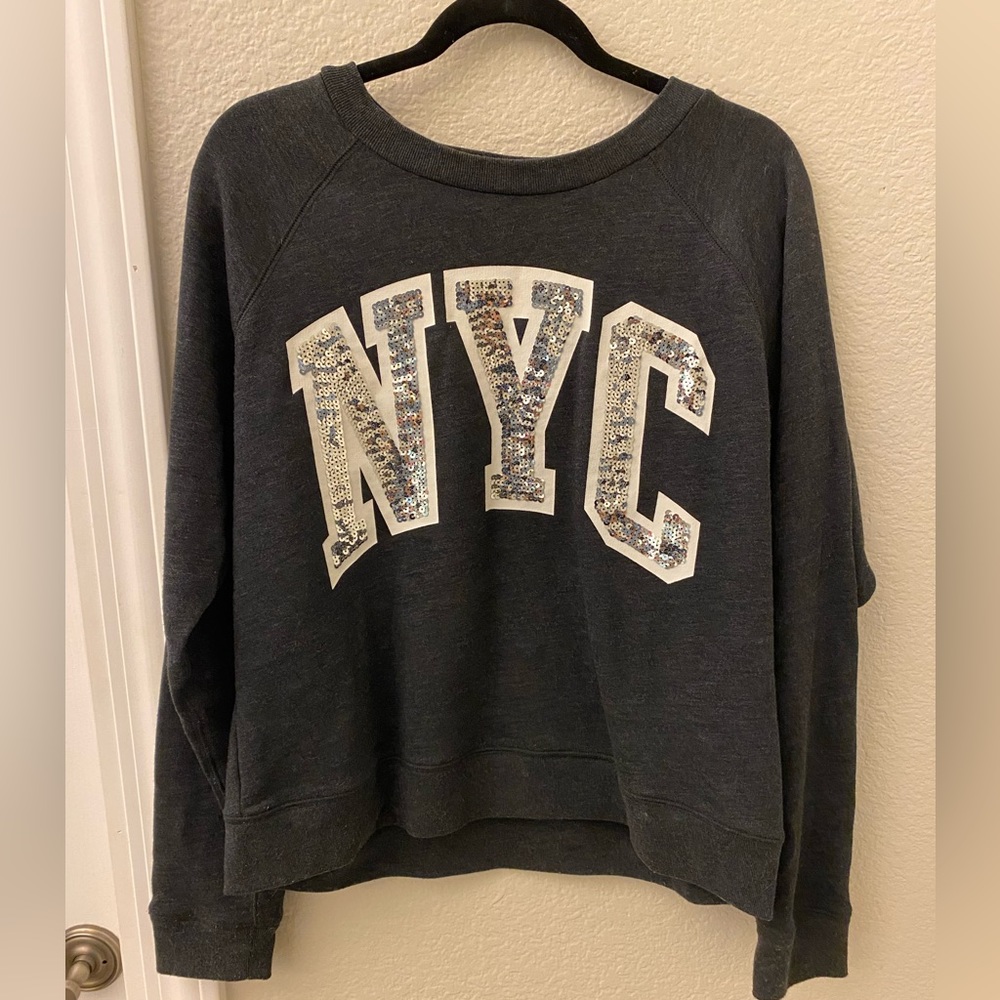 Victoria Secret Sequin New York Pullover